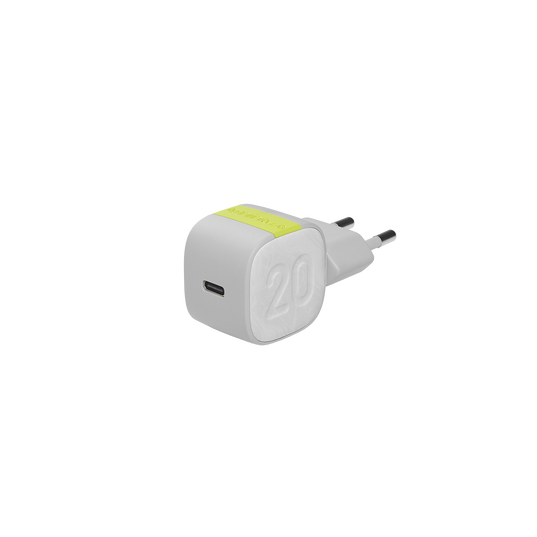 InstantCharger 20W 1 USB - White - Compact USB-C PD charger - Hero