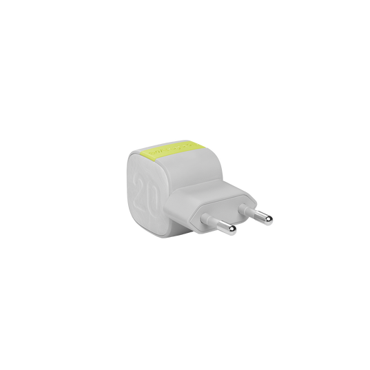InstantCharger 20W 1 USB - White - Compact USB-C PD charger - Detailshot 2