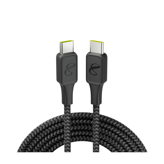 InstantConnect USB-C to USB-C - Black - 100W PD ultra-fast charging cable for USB-C device - Hero