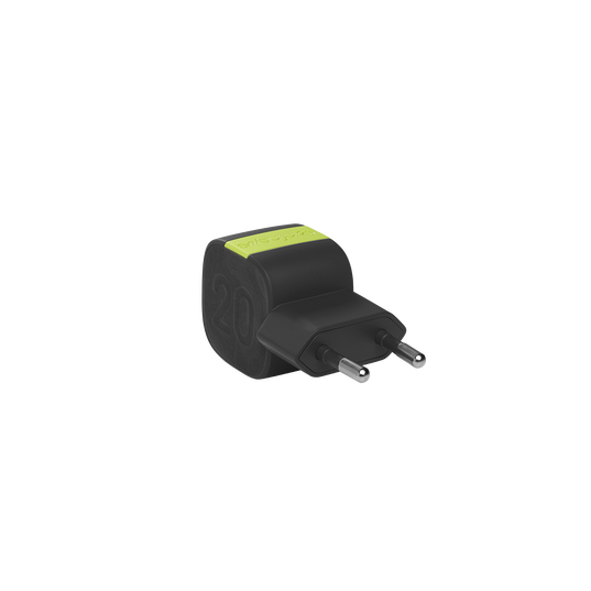 InstantCharger 20W 1 USB - Black - Compact USB-C PD charger - Detailshot 2