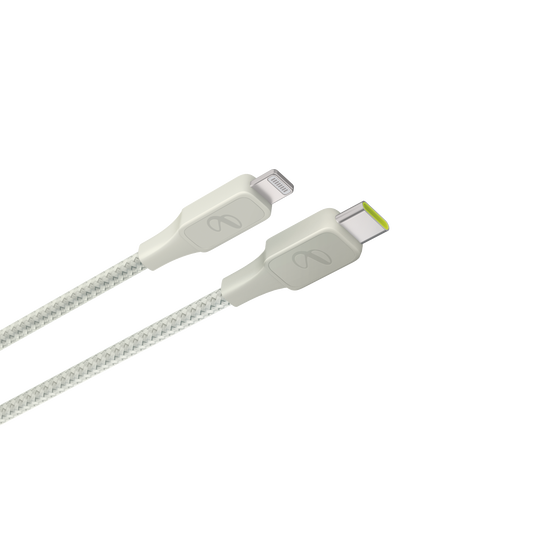 InstantConnect USB-C to Lightning - White - 20W PD fast charging cable for iPhone® and iPad® - Detailshot 4